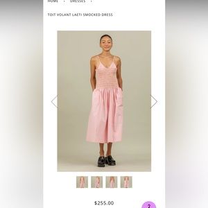 Toit Volant pink dress - so comfy and fun